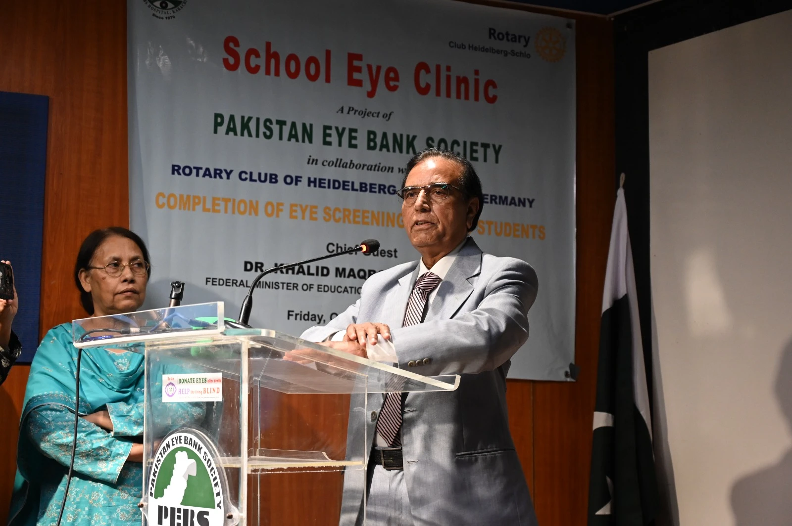 President PEBS addresses the 20,000 milestone event