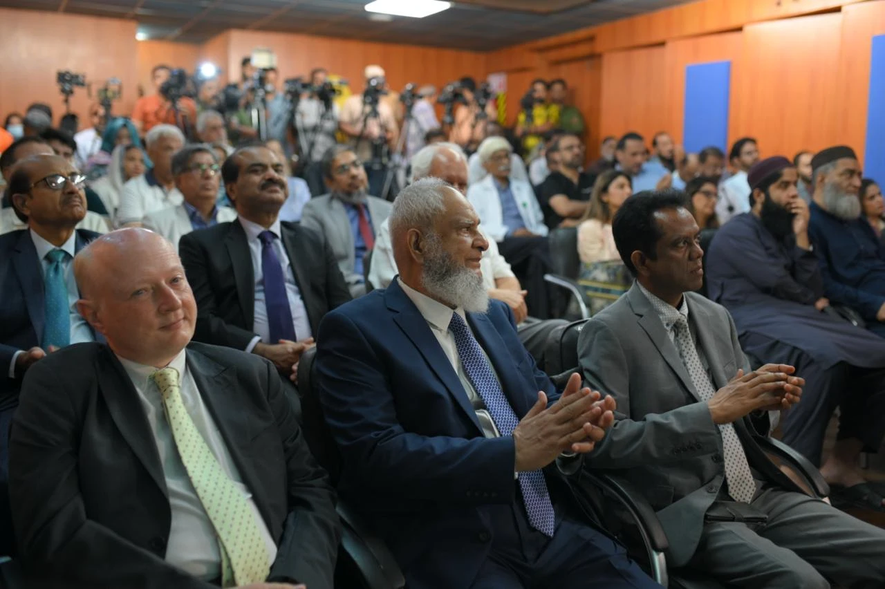 Distinguished audience at the School Eye Clinic inauguration
