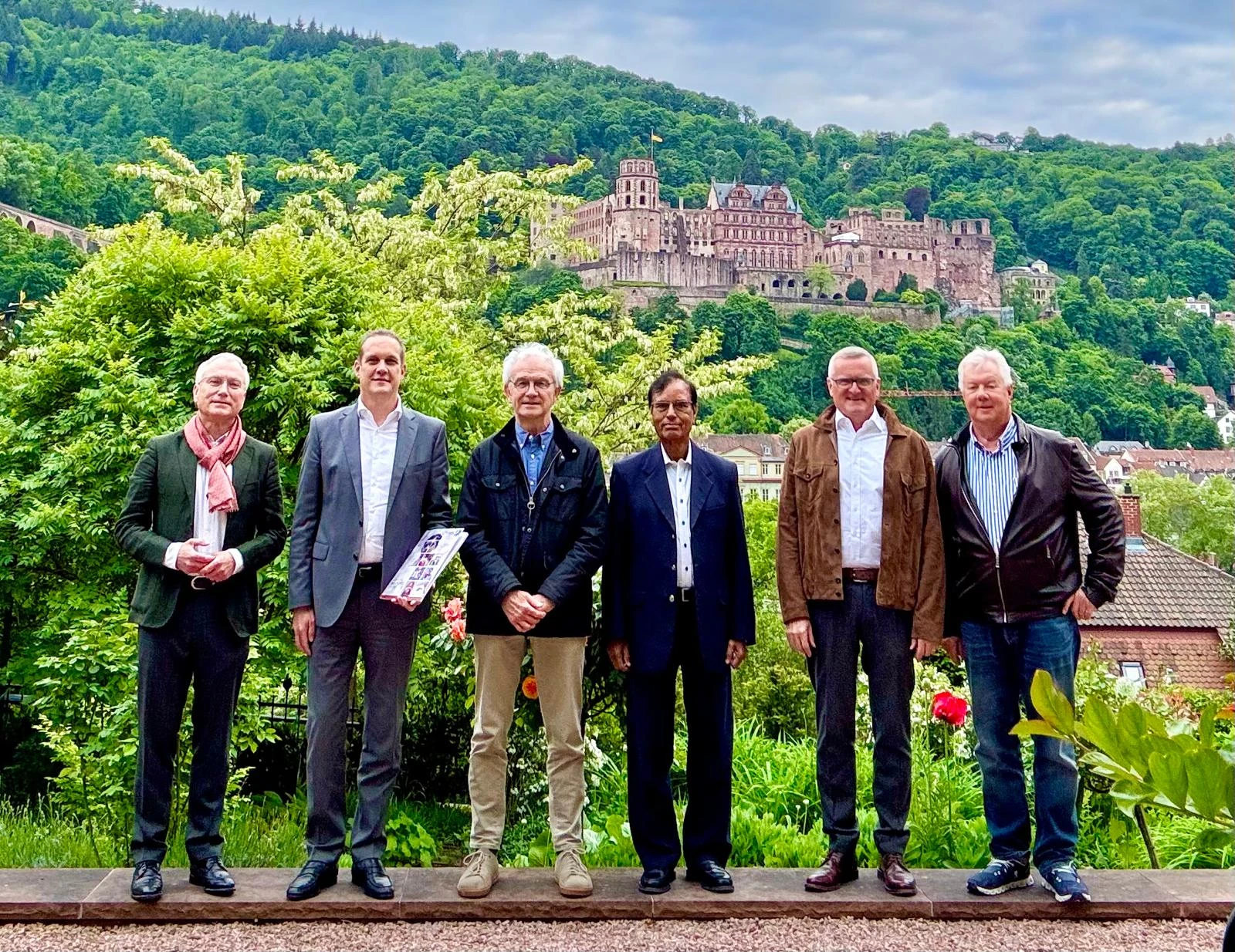 PEBS delegation with Rotary Club Directors in Heidelberg, Germany