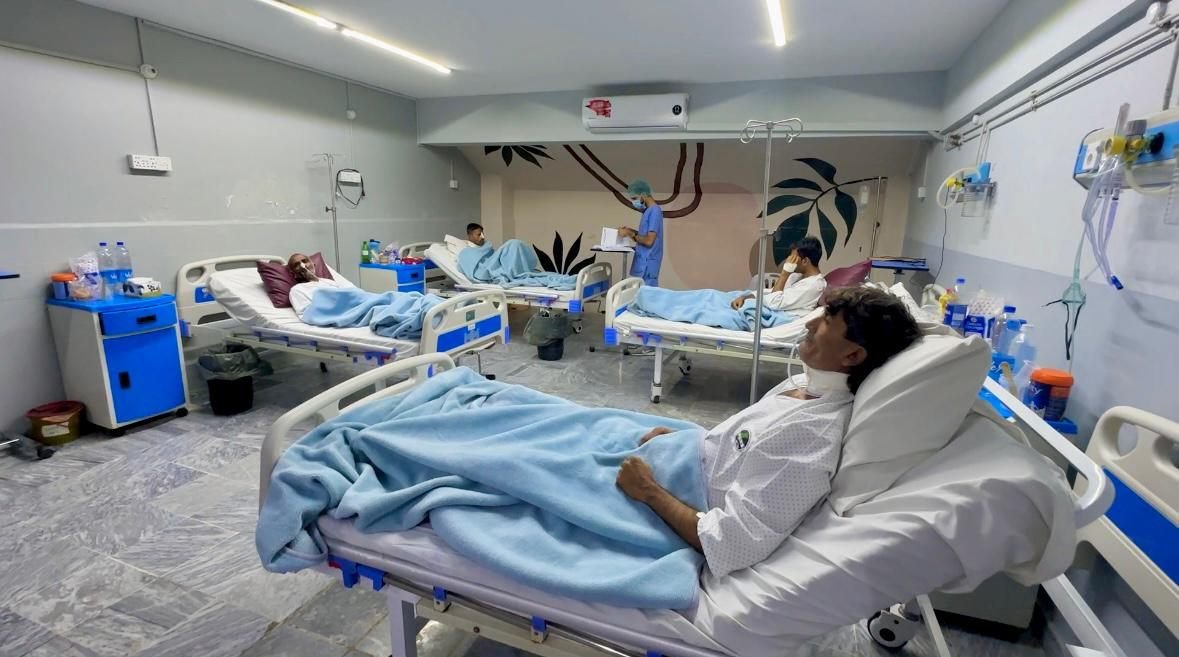 Recovery ward of the PEBS Hospital Oral Cancer Surgery Unit
